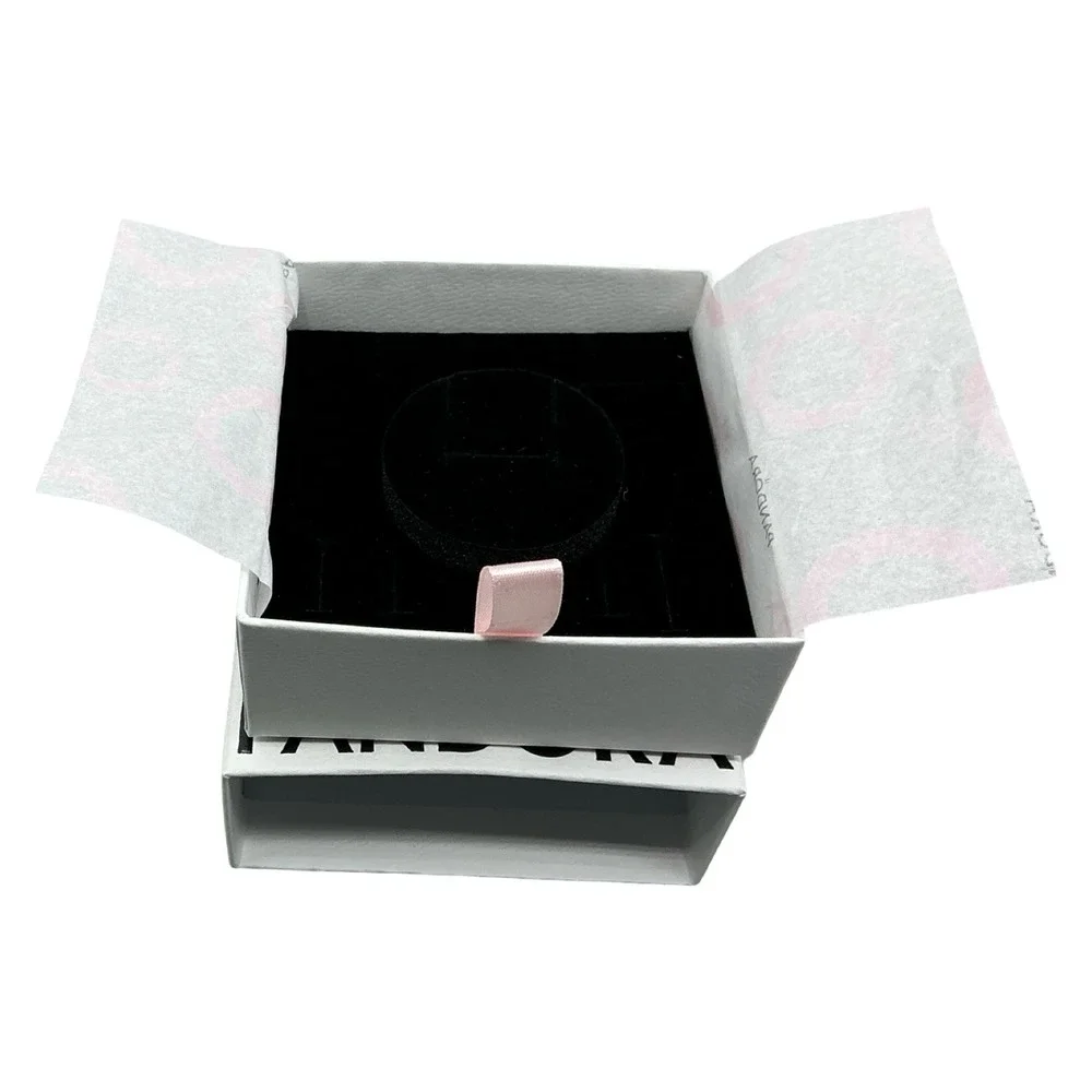 Pandora Jewelry Packaging Set Gift Bag Ring Box Bracelet Box White Pink